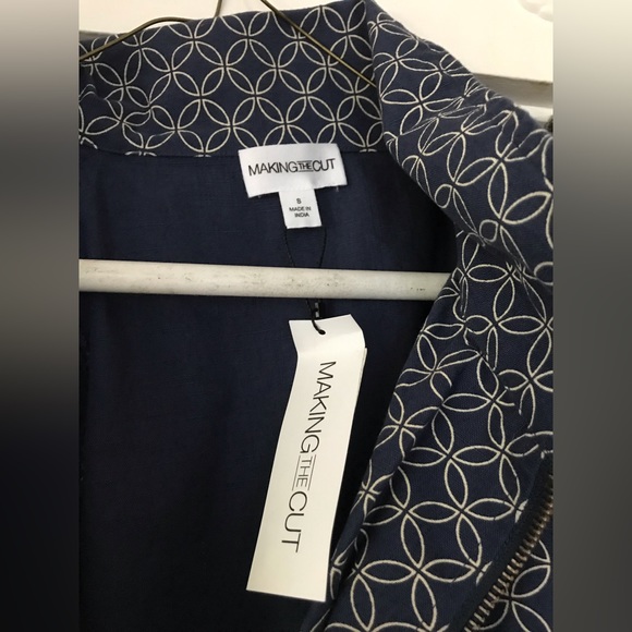 Jonny Cota, Making the Cut. First run navy print jumpsuit. New w/ tags sz small - Picture 2 of 6